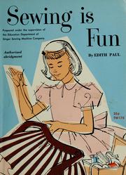 Cover of: Sewing is fun.