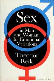 Cover of: Sex in man and woman: its emotional variations.