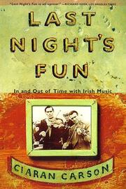 Cover of: Last Night's Fun by Ciaran Carson