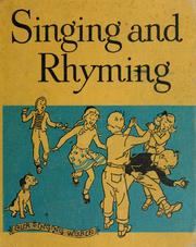 Cover of: Singing and rhyming