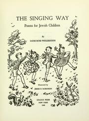 Cover of: The singing way: poems for Jewish children