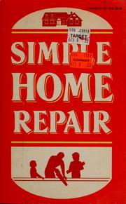 Cover of: Simple home repair.