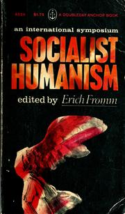 Cover of: Socialist humanism by edited by Erich Fromm.