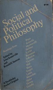 Cover of: Social and political philosophy: readings from Plato to Gandhi.