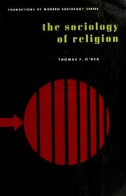 Cover of: The sociology of religion