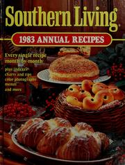 Cover of: Southern Living 1983 annual recipes. by 