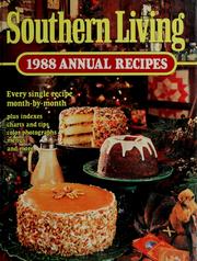 Cover of: Southern Living 1988 annual recipes.