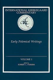 Cover of: Early Polemical Writings (International Kierkegaard Commentary)