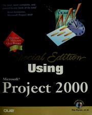 Cover of: Special edition using Microsoft Project 2000. by Tim Pyron