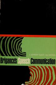 Cover of: Speech communication