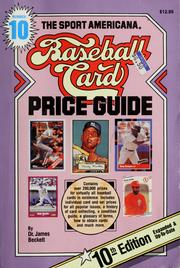 Cover of: The Sport Americana baseball card price guide: no. 10
