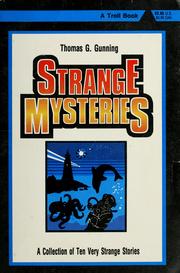 Cover of: Strange mysteries
