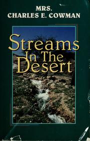 Cover of: Streams in the desert