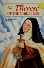Cover of: St. Therese of the Child Jesus
