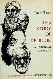 Cover of: The study of religion by Vries, Jan de