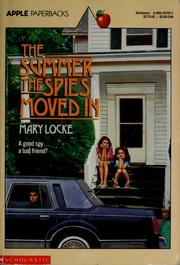 Cover of: The summer the spies moved in.
