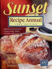 Cover of: Sunset Recipe Annual by Sunset Books
