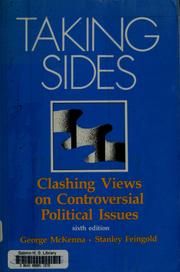 Cover of: Taking sides. by George McKenna, Stanley Feingold