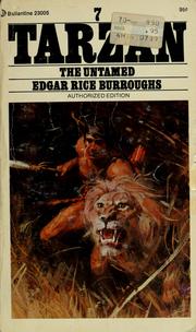 Cover of: Tarzan the untamed by Edgar Rice Burroughs