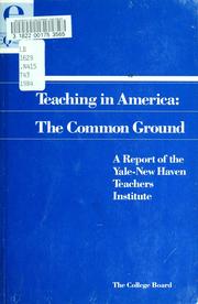 Cover of: Teaching in America by 