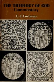 Cover of: The theology of God: commentary. by Edmund J. Fortman