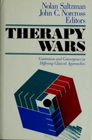 Cover of: Therapy wars by Nolan Saltzman and John C. Norcross, editors.
