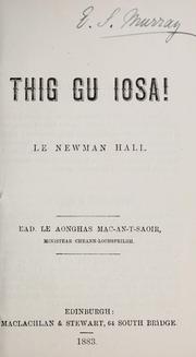 Cover of: Thig gu Iosa!