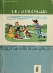 Cover of: This is our valley