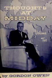 Cover of: Thoughts at midday by Gordon Owen