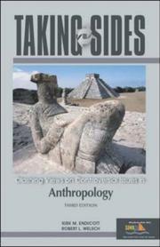 Cover of: Taking Sides: Clashing Views on Controversial Issues in Anthropology (Taking Sides)