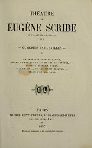 Cover of: Théâtre de Eugene Scribe.