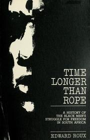 Cover of: Time longer than rope