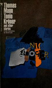 Cover of: Tonio Kröger: and other stories.