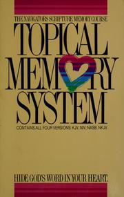 Cover of: Topical memory system. by 