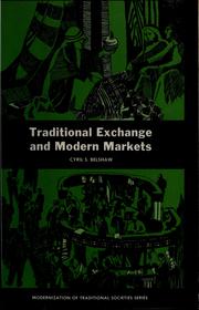 Cover of: Traditional exchange and modern markets