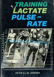 Cover of: Training lactate pulse rate