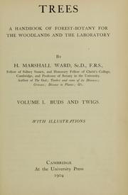 Cover of: Trees by H. Marshall Ward