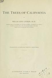 Cover of: The trees of California. by Jepson, Willis Linn