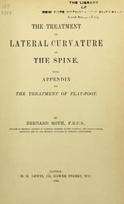 Cover of: The treatment of lateral curvature of the spine: with appendix on the treatment of flat-foot