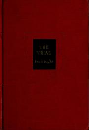 Cover of: The trial. by Franz Kafka