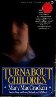 Cover of: Turnabout children by Mary MacCracken