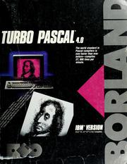 Cover of: Turbo pascal by 