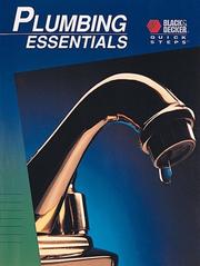 Cover of: Plumbing essentials.