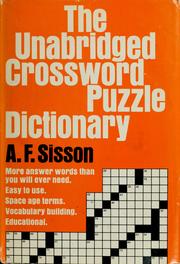 Cover of: The unabridged crossword puzzle dictionary