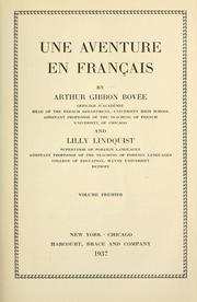 Cover of: Une aventure en francais
