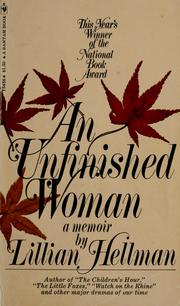 Cover of: An unfinished woman by Lillian Hellman