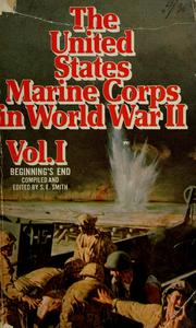 Cover of: The United States Marine Corps in World War II by S. E. Smith