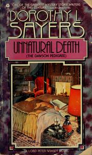 Unnatural Death by Dorothy L. Sayers