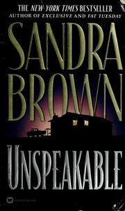 Cover of: Unspeakable