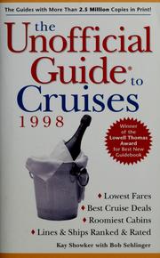 Cover of: The unofficial guide to cruises